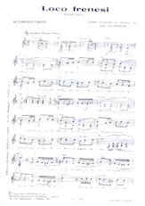 télécharger la partition d'accordéon Loco frenesi (Bossa Nova) au format PDF