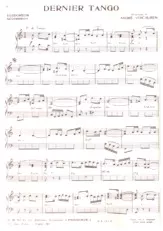 scarica la spartito per fisarmonica Dernier tango in formato PDF