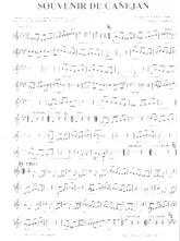 télécharger la partition d'accordéon Souvenir de Canéjan (Valse) au format PDF