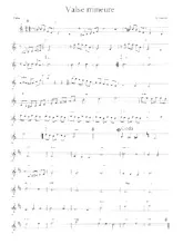 scarica la spartito per fisarmonica Valse mineure in formato PDF