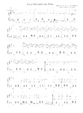 download the accordion score Les p'tits bancs de Paris (Valse) in PDF format