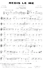 télécharger la partition d'accordéon Redis le me (De l'opérette : Ignace) (Valse) au format PDF