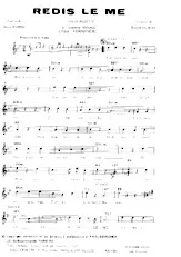 descargar la partitura para acordeón Redis le me (De l'opérette : Ignace) (Valse) en formato PDF