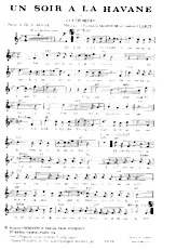 télécharger la partition d'accordéon Un soir à la Havane (Le p'tit Negro) (Valse Hawaïenne) au format PDF