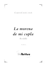 descargar la partitura para acordeón Morena de mi copla (Paso Doble) en formato PDF