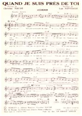 download the accordion score Quand je suis près de toi (Rumba Boléro) in PDF format