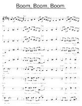 descargar la partitura para acordeón Boom boom boom (Relevé) en formato PDF