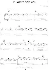 download the accordion score If I Ain't Got you in PDF format