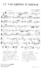 descargar la partitura para acordeón Le vagabond d'amour (Boléro) en formato PDF