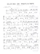 scarica la spartito per fisarmonica Fleurs de printemps (Valse Musette) in formato PDF