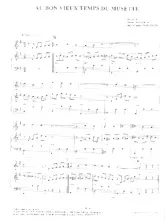 download the accordion score Au bon vieux temps du musette (Valse) in PDF format