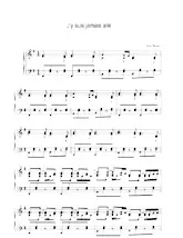 download the accordion score J'y suis jamais allé in PDF format
