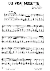 descargar la partitura para acordeón Du vrai musette (Valse) en formato PDF