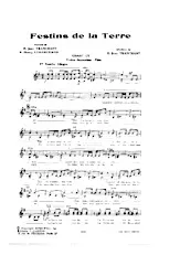 download the accordion score Festins de la terre in PDF format