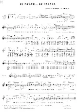 descargar la partitura para acordeón Et Patati et Patata (Cha cha cha) en formato PDF