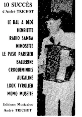 télécharger la partition d'accordéon Recueil : 10 Succès d'André Trichot au format PDF