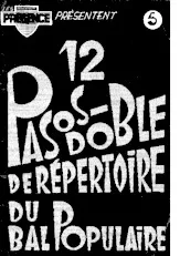 télécharger la partition d'accordéon Recueil 12 Pasos Doble de répertoire du Bal Populaire (n°5) au format PDF