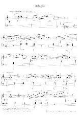 télécharger la partition d'accordéon Trzy utwory na akordeon cz.II Adagio au format PDF