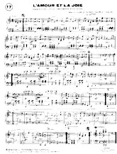 télécharger la partition d'accordéon L'amour et la joie (Mein Lebenslauf ist Lieb' und Lust) (Valse Strauss) au format PDF