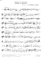 scarica la spartito per fisarmonica Saxo Cubano (Cha Cha Cha) in formato PDF