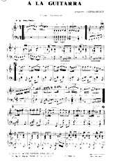 télécharger la partition d'accordéon A la guitarra (Paso Doble) au format PDF