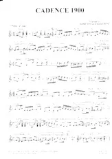 télécharger la partition d'accordéon Cadence 1900 (Polka) au format PDF