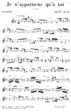 download the accordion score Je n'appartiens qu'à toi (Tango) in PDF format