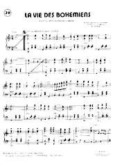 scarica la spartito per fisarmonica La vie des Bohémiens (Lustig ist 's Zigeuneleben) (Valse) in formato PDF
