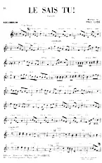 download the accordion score Le sais tu (Baïon) in PDF format