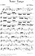 descargar la partitura para acordeón Notre Tango en formato PDF