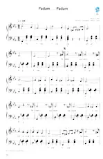 télécharger la partition d'accordéon Padam Padam (Chant : Edith Piaf) au format PDF