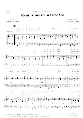 télécharger la partition d'accordéon Sous le soleil Marocain (Chant : Trio Logy) (Marche) au format PDF