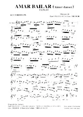download the accordion score Amar Bailar (Aimer danser) (Tango) in PDF format