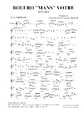 descargar la partitura para acordeón Boléro Mans Vôtre en formato PDF