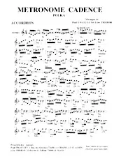 download the accordion score Métronome Cadence (Polka) in PDF format
