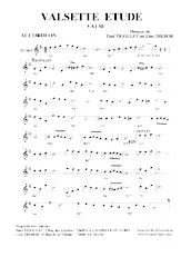 scarica la spartito per fisarmonica Valsette Etude in formato PDF