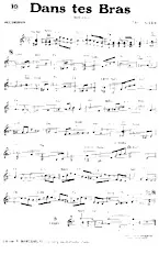 descargar la partitura para acordeón Dans tes bras (Boléro) en formato PDF