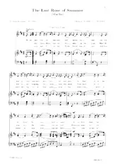 scarica la spartito per fisarmonica The Last Rose of Summer (Marrtha) (Piano) in formato PDF