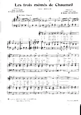 descargar la partitura para acordeón Les trois mémés de Chaumeil (Valse Bourrée) en formato PDF