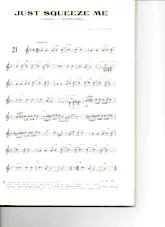 télécharger la partition d'accordéon Just squeeze me (Lorsque tu m'embrasses) au format PDF