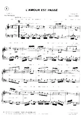 download the accordion score L'Amour est passé in PDF format