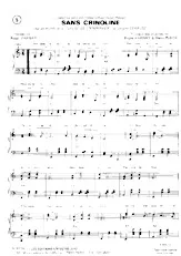 télécharger la partition d'accordéon Sans Crinoline (Sur les motifs de Valse de l'Empereur de Johannes Strauss) (Valse) au format PDF