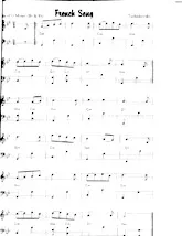 télécharger la partition d'accordéon French Song au format PDF