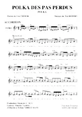 descargar la partitura para acordeón Polka des pas perdus en formato PDF