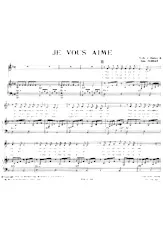 download the accordion score Je vous aime in PDF format
