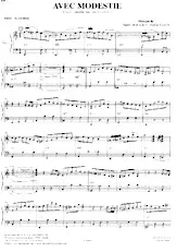 descargar la partitura para acordeón Avec modestie en formato PDF