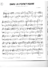 scarica la spartito per fisarmonica Dans la forêt noire (Ein Jäger aus Kurpfalz) (Marche) in formato PDF