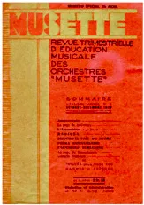 télécharger la partition d'accordéon Revue Trimestrielle d'Education Musicale des Orchestres Musette (Numéro Spécial de Noël Oct-Déc 1936) au format PDF