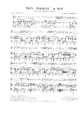 descargar la partitura para acordeón Mon manège à moi en formato PDF