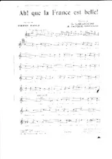 download the accordion score Ah que la France est belle  in PDF format